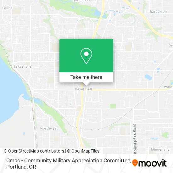 Cmac - Community Military Appreciation Committee map