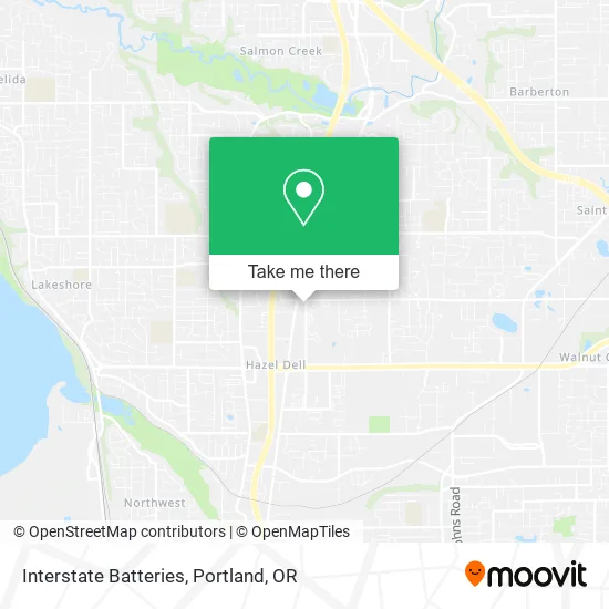 Interstate Batteries map
