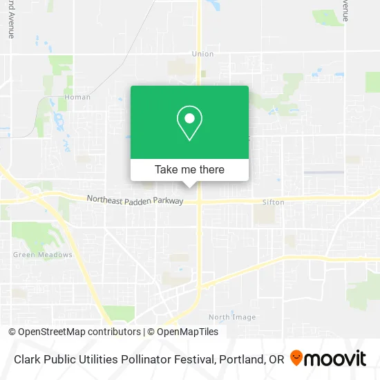 Clark Public Utilities Pollinator Festival map