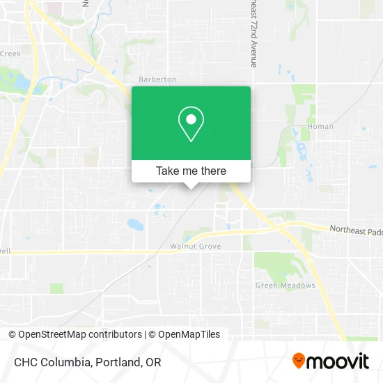 CHC Columbia map