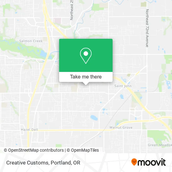 Mapa de Creative Customs
