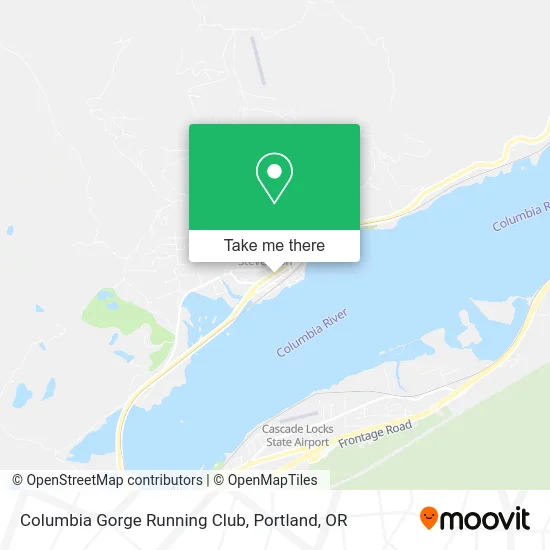 Columbia Gorge Running Club map