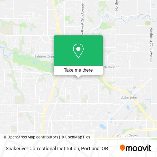 Snakeriver Correctional Institution map
