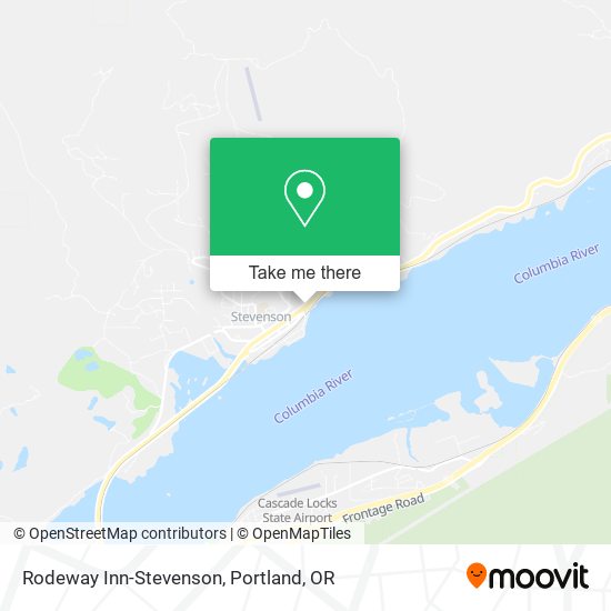 Rodeway Inn-Stevenson map