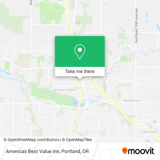 Americas Best Value Inn map