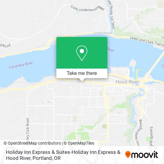 Mapa de Holiday Inn Express & Suites-Holiday Inn Express & Hood River