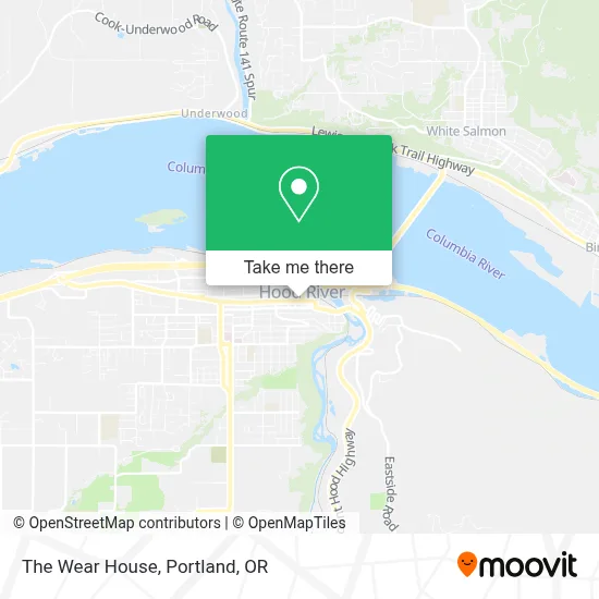 The Wear House map
