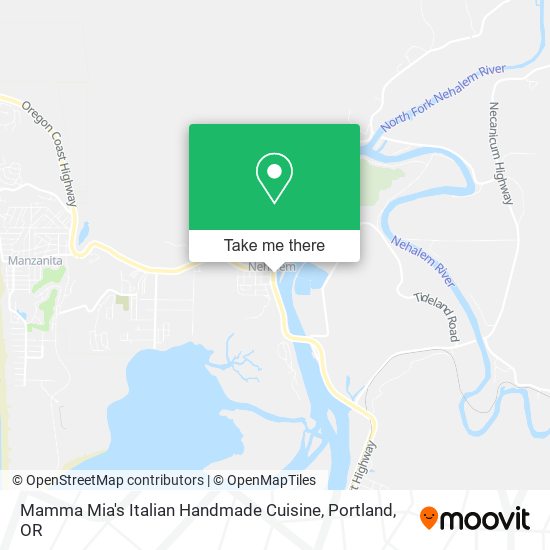 Mamma Mia's Italian Handmade Cuisine map
