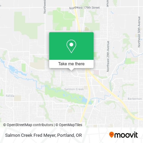 Mapa de Salmon Creek Fred Meyer