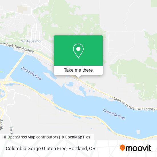 Columbia Gorge Gluten Free map