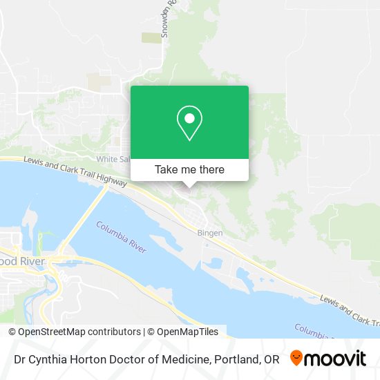 Dr Cynthia Horton Doctor of Medicine map