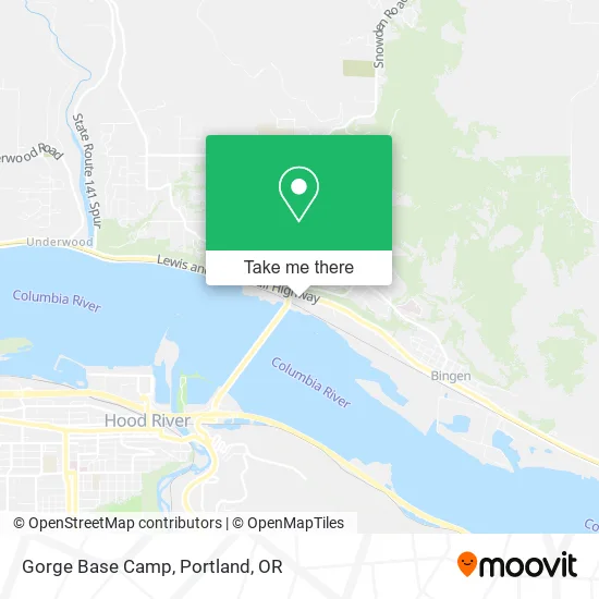 Gorge Base Camp map