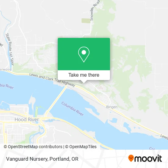 Vanguard Nursery map