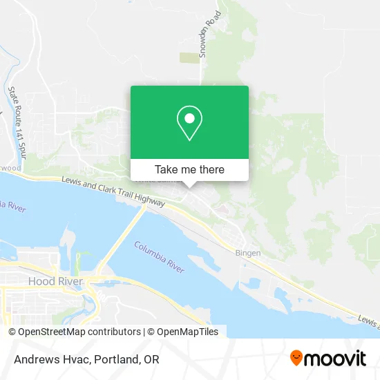 Andrews Hvac map
