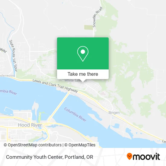 Community Youth Center map