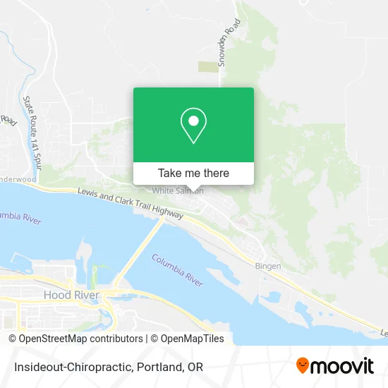 Insideout-Chiropractic map