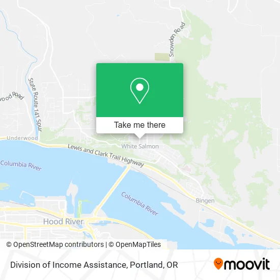 Division of Income Assistance map