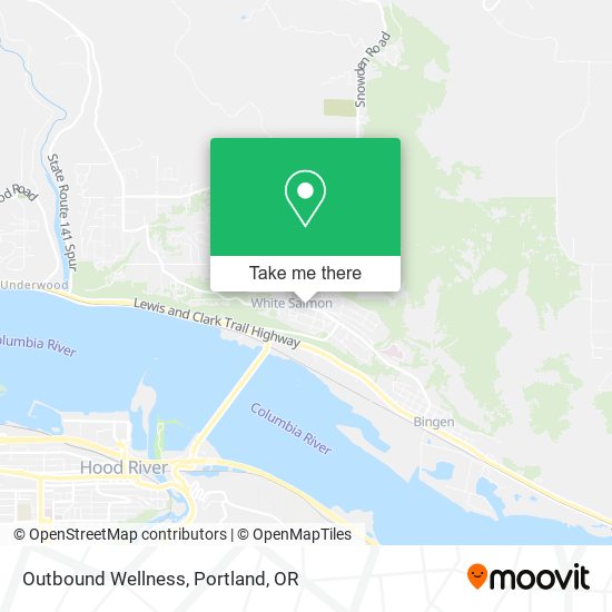 Outbound Wellness map