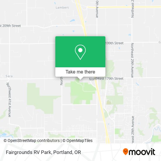 Mapa de Fairgrounds RV Park