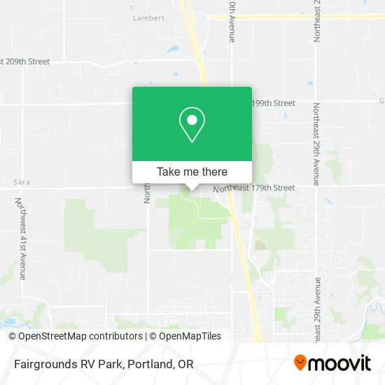 Fairgrounds RV Park map