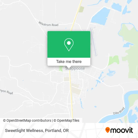 Sweetlight Wellness map
