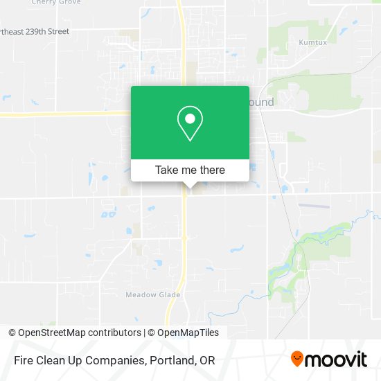 Fire Clean Up Companies map