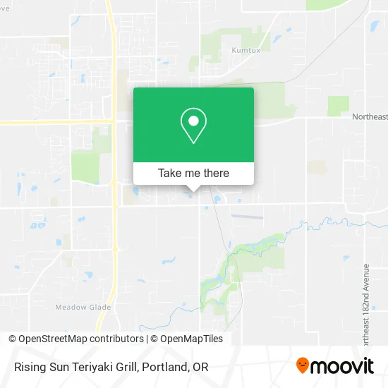 Mapa de Rising Sun Teriyaki Grill