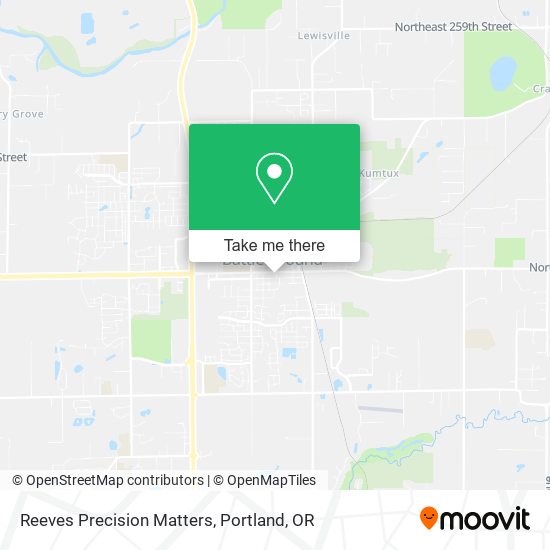 Reeves Precision Matters map