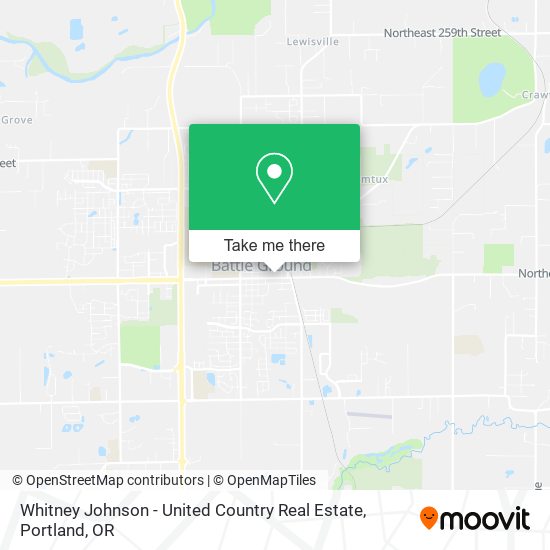 Mapa de Whitney Johnson - United Country Real Estate