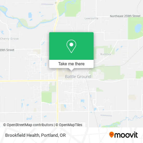 Brookfield Health map