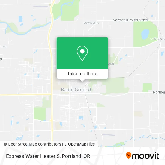 Express Water Heater S map