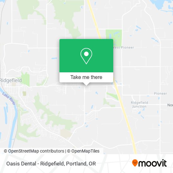 Oasis Dental - Ridgefield map