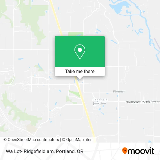 Wa Lot- Ridgefield am map