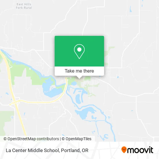 Mapa de La Center Middle School