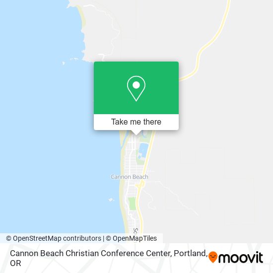 Cannon Beach Christian Conference Center map