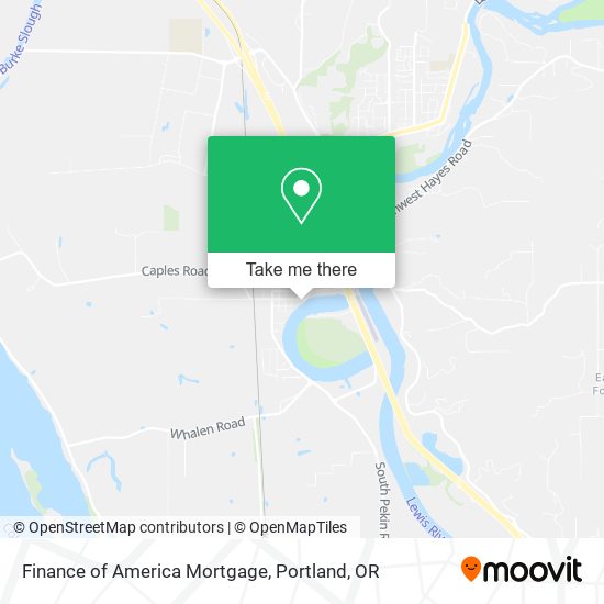 Finance of America Mortgage map