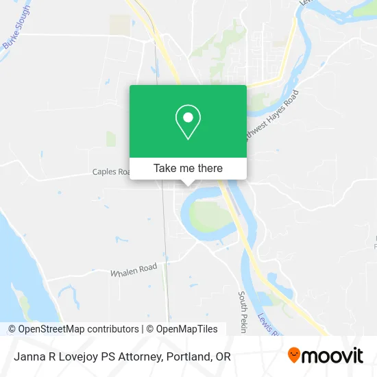 Janna R Lovejoy PS Attorney map