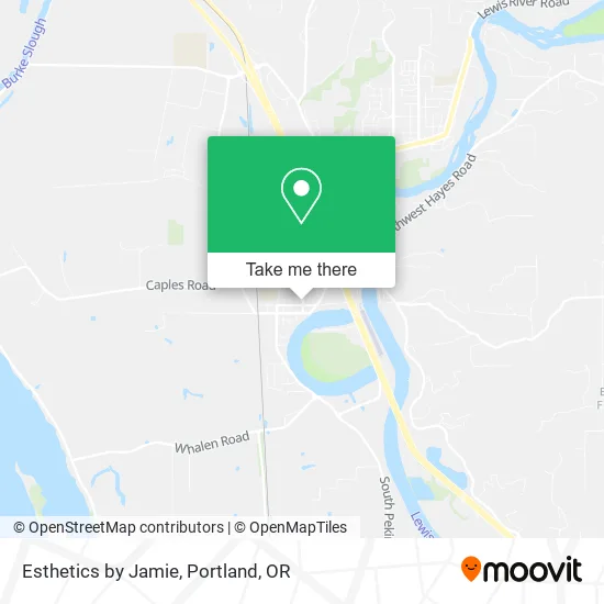 Esthetics by Jamie map