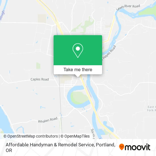 Affordable Handyman & Remodel Service map