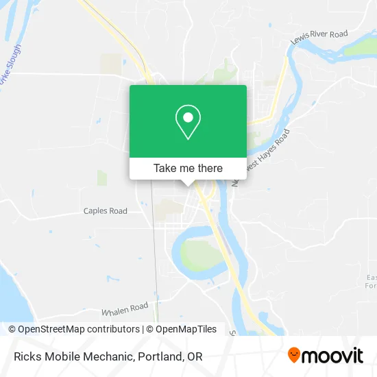 Ricks Mobile Mechanic map