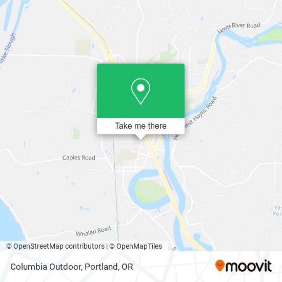 Mapa de Columbia Outdoor