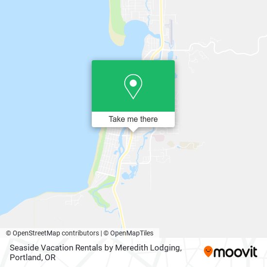 Seaside Vacation Rentals by Meredith Lodging map