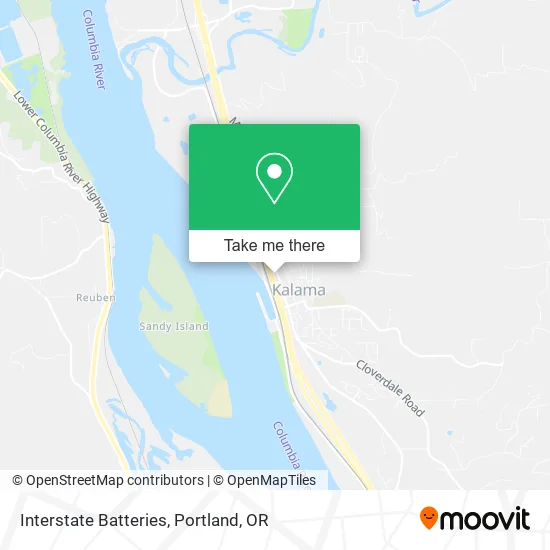 Interstate Batteries map