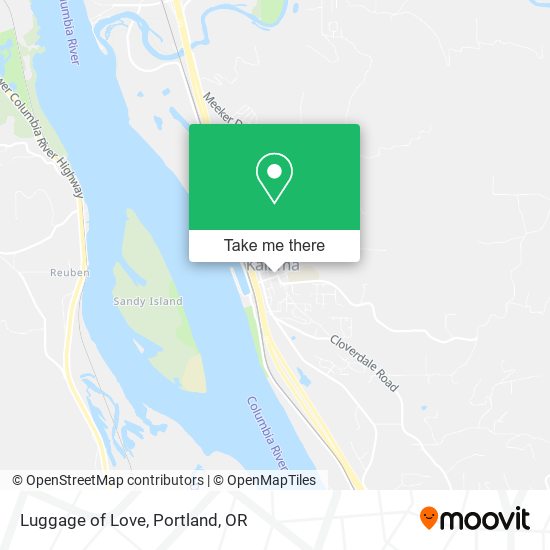 Mapa de Luggage of Love