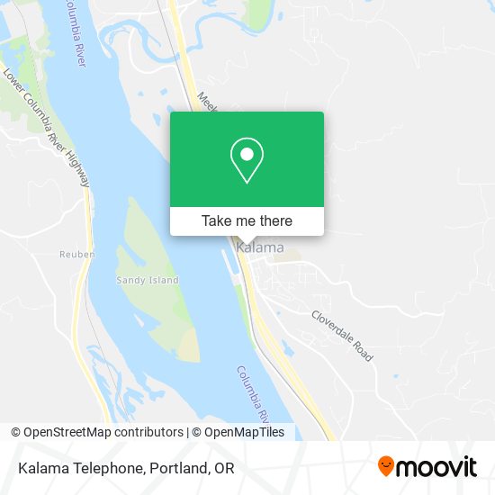 Mapa de Kalama Telephone