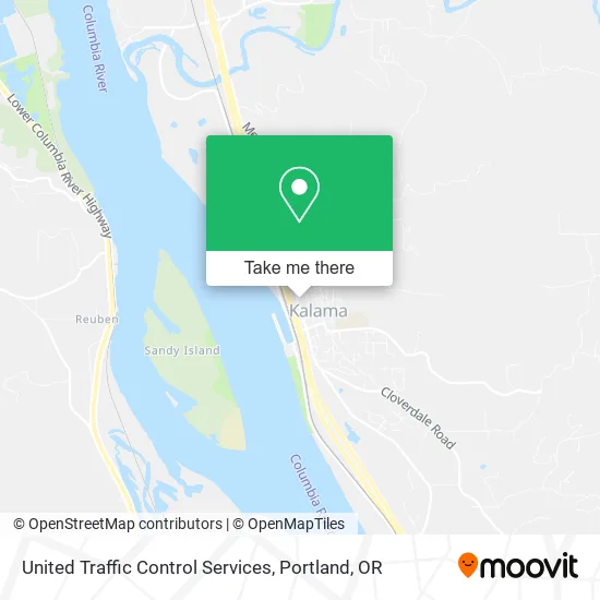 United Traffic Control Services map