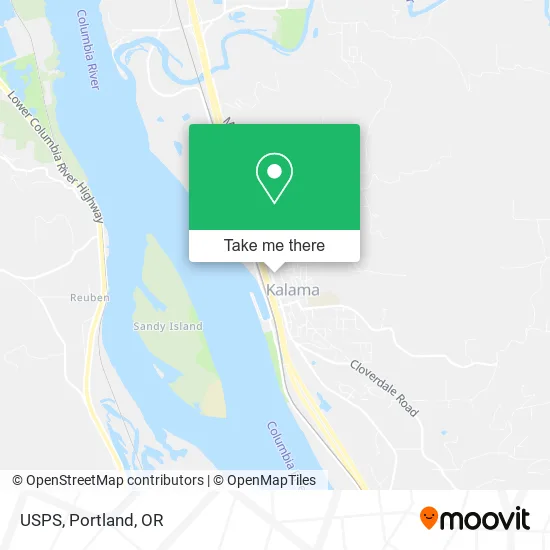 Mapa de USPS