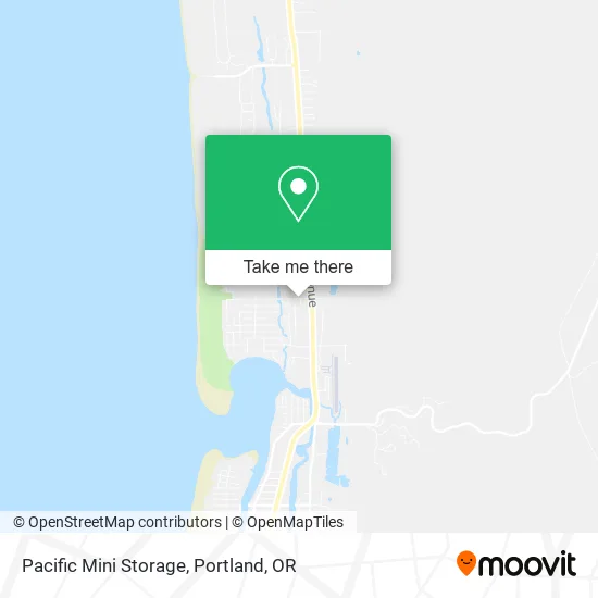 Pacific Mini Storage map