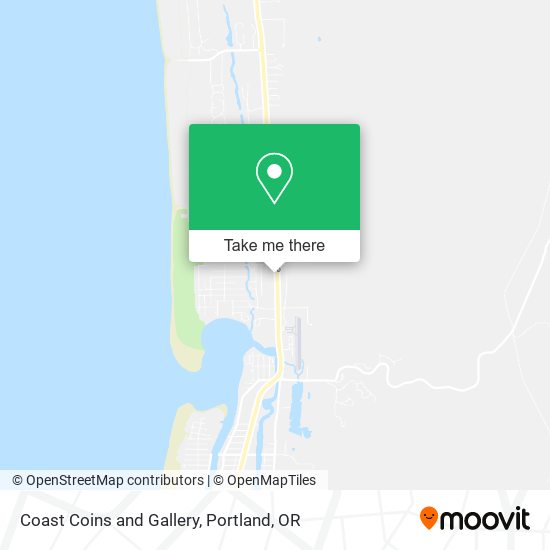 Coast Coins and Gallery map