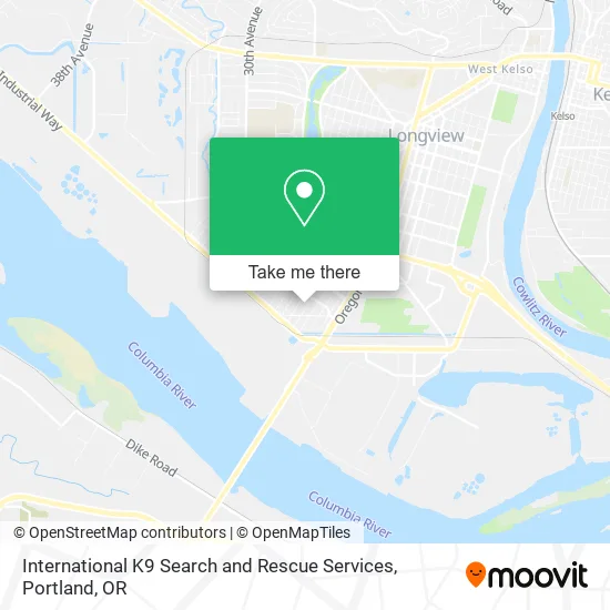 International K9 Search and Rescue Services map